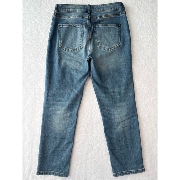 Kut From The Kloth Elizabeth Straight Leg Jeans Womens Size 2P Light Wash - Picture 8 of 8